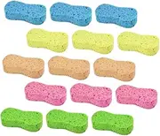 DONFAMDS 15pcs Multi Purpose Car Wash Cleaning Sponge Non Scratch Dish Sponge for Kitchen Bathroom Auto Tile and Boat Durable and Portable Design for Efficient Debris Removal Random Color