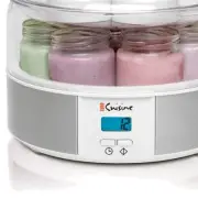 Automatic Digital Yogurt Maker with 7 Glass Jars for Homemade Probiotic Yogurt