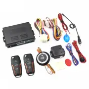 Car Keyless Entry Remote Starter Stop Kit Engine Start Alarm System Push Button (for: Honda Civic)