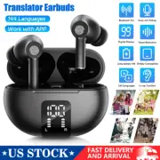 Bluetooth 5.3 Translator Earbuds 144 Language Two Way Instant Translation Device