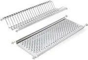 Emuca - Stainless Steel Dish Drying Rack for Standard 70 cm Width Kitchen Cabinet, Inner Width Module 635-670 mm