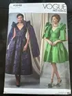 UNCUT Vogue V2048 Misses Evening Dress Sleeve Variation H5 (6-14) Sewing Pattern