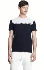 美國百分百【全新真品】ARMANI EXCHANGE T恤 AX 短袖 上衣 T-SHIRT 亞曼尼 白灰 黑 LOGO 文字 S M L號 F344