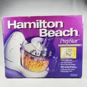 New Sealed Hamilton Beach PrepStar Food Processor Dishwasher Safe Model 70560