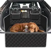 Dog Car Seat Protector for Back Seat, Car Boot Liners for Dogs，with 3 Organizer