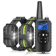 Rechargeable Electronic Dog Training Collar Waterproof LCD Remote Control