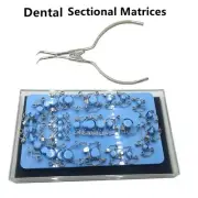 5Set Automatrix Dental Saddle Matrix Band Ring Plier Sectional Contoured Matrice