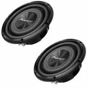 (2) PIONEER TS-A2500LS4 10" 600W RMS TS-SERIES SVC 4-OHM CAR SUBWOOFERS PAIR SUB