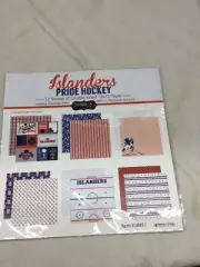 NEW Islanders Hockey Themed Paper Scrapbook Paper Kit #38451
