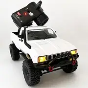 WPL C24-1 RC Rock Crawler 4x4 RC Truck Off Road 1/16 RC Crawler, Remote Control Truck Pickup RTR All Terrain 2.4 GHz with Proportional Throttle Steering Independent Suspension for Adults