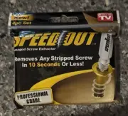 ONTEL SPEED OUT DAMAGED SCREW EXTRACTOR 4 PIECE SET NEW SEALED AS SEEN ON TV