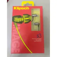 在飛比找蝦皮購物優惠-古力奇 Klipsch S3 耳道式耳機 鐵灰色全新