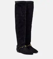 [Isabel Marant] Isabel Marant Selize suede over-the-knee boots UK 8 black