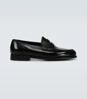 [John Lobb] John Lobb Lopez leather loafers AU 7.5 black