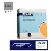 [Labor] Beauty blade sterilized scalpel blades pack of 100 pcs size 21