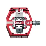 HT Components X3 Clipless Platform MTB Mountain Bike Pedals - Red