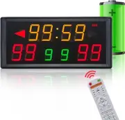 Electronic Scoreboard with Timer Clock, Digital with Remote Basketball Cornhole