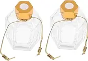 CORHAD 2Pcs Diffuser Bottles Chic Aromatherapy Containers for Home Office Spa Elegant Aroma Release for Special Occasions