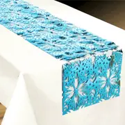 Frozen 2 Metallic Blue Foil Table Runner