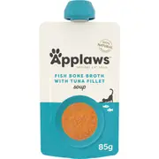 Applaws Fish Bone Broth with Tuna Fillet Soup Cat Food Pouch 85g