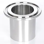 304 Stainless Sanitary Female Thread Pipe Adapter 1/2" 3/4" 1" Ferrule 50.5mm 64mm 1.5" 2“ Tri Clamp Pipe Fitting Connector (Color : 1pc, Size : K34MM(0.75 INCH TC)_3/4")