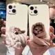 可愛萌系柴犬貓咪適用iphone13promax蘋果12/11手機殼xs/xr全包女7/8plus硅膠軟殼15u防摔情侶13mini保護套