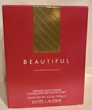 ESTEE LAUDER Beautiful Perfumed Body Powder Full size 3.5 oz New in Box