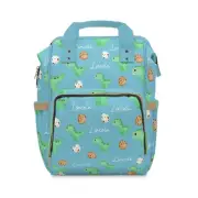 Personalised Dinosaur Baby Backpack- Custom Diaper Bag- Nappy Backpack