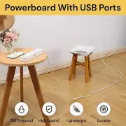 EZONEDEAL Surge Protector Power Board - 3 Widely Outlets with (3 Outlet + 2 U...