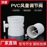 在飛比找蝦皮商城精選優惠-【好品質】PVC風量調節閥 管道風管蝶閥手動開關閥門 75 