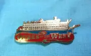 The Queen of the West Paddle Boat Collectors Metal Lapel Pin Columbia & Snake R