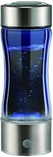 Hydrogen Water Bottle Portable Hydrogen-Rich Water Generator Ionizer 5 Minutes Make Hydrogen Concentration 1300-1600 PPB for Improve Alkaline Water Quality 430 Ml