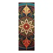 Bohemian Foam Yoga Mat Beautiful Mandala Home Studio Meditation Mitzisniftis Art