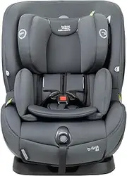[Britax Safe-n-Sound] B-First Ifix Convertible Car Seat, Isofix Compatible, Advanced Side Impact Cushion Technology, Extended Rearward Facing, Charcoal (3661)