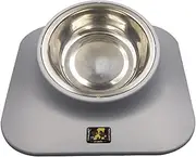 Tilted Cat Bowl,Ergonomic Pet Feeder - Tilted Pet Feeder with Deep Curved Slots for Cats and Dogs of All Breeds and Sizes
