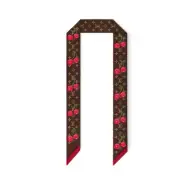 Louis Vuitton x Takashi Murakami Monogram Cherry Bandeau BB Scarf M96085 2025