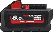 [Milwaukee] M18HB8 18v High Output 8.0Ah Li-ion Battery