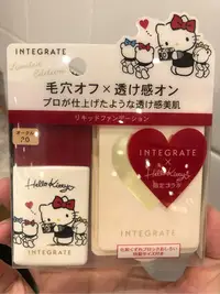 在飛比找Yahoo!奇摩拍賣優惠-￼INTEGRATE 櫻特芮 柔焦輕透美肌粉底液 Hello