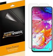 [6-Pack] Supershieldz for Samsung Galaxy A70 Screen Protector, High Definition Clear Shield + Lifetime Replacement
