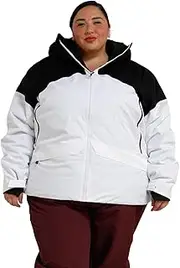 [Snow Country Outerwear] Womens Plus Size 1X-6X Insulated Cami Winter Snowboarding Ski Jacket Coat