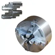 4 Jaw Chuck Self-centering Lathe Chuck Set 6" Turning Machine Accessories