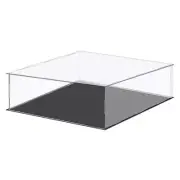 Acrylic Display Case Box Cube Storage Small Assemble Showcase 36x36x10.5cm