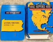 What Happened Here? American History Knowledge Cards - Game Night