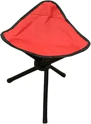 Camp Chair Lightweight Outdoor Folding Stool Portable Camping Chair Fishing Stool Triangular Stool for Outdoor Indoor Fishing Hiking Picnic BBQ Garden Beach Camping Chairs