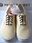 Vans Men's Authentic Parks Project Mellow Yellow Marshmallow Shoes Size 13 NIB