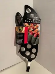 Charcoal Companion Chili Pepper Grilling Rack & Corer Set CC3077 NEW in package!