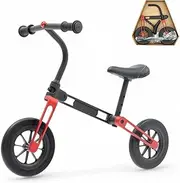 FAMILIDOO Push Bike X-Mini - Balance Bicycle fit for Kids 2 to 5 Years - Adjustable Frame & Handle Bar- Flat-Free Tires - Free Assembly Tool