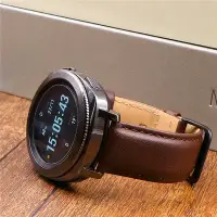 在飛比找Yahoo!奇摩拍賣優惠-Smart watch手錶錶帶 active真皮錶帶華米GT