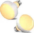 75W E27 Reptile Heat Lamp Bulbs, Dimmable UVA Basking Daylight Spot Bulb, R80 Te