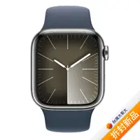 在飛比找myfone網路門市優惠-Apple Watch S9 LTE版 45mm(M/L)銀